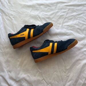 Gola Harrier Womens Navy Sun Red Classic Sneakers